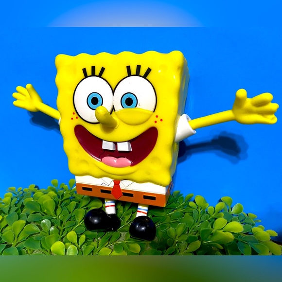 SPONGEBOB SQUAREPANTS STRETCHY TALKING TOY JUST PULL HIS RIGHT ARM OR LEFT LEG - Picture 3 of 11